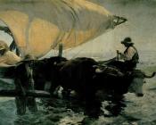 华金索罗利亚巴斯蒂达 - Return from Fishing